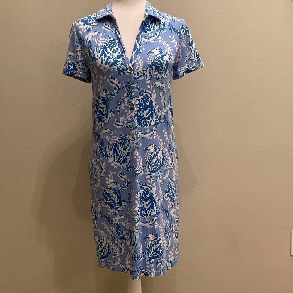 Lilly Pulitzer Sadie Polo Turtley Awesome Dress